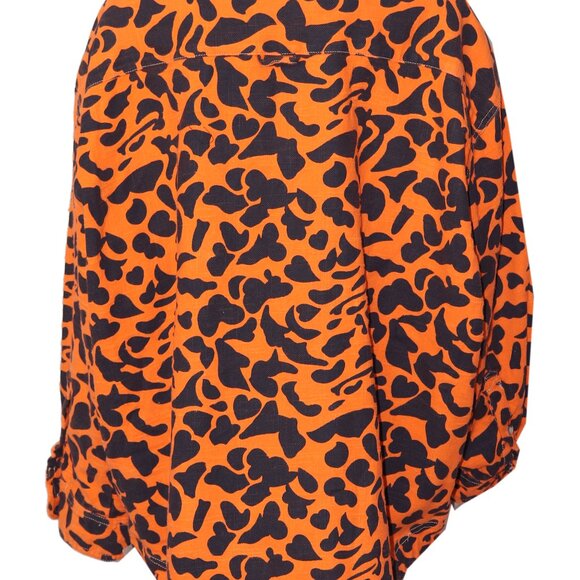 BDG Dani Oversized Flannel Shirt Printed Jacket Buttondown Top - Picture 5 of 6